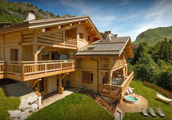 Chalet Macaron : Refuge en rondins et spa privé